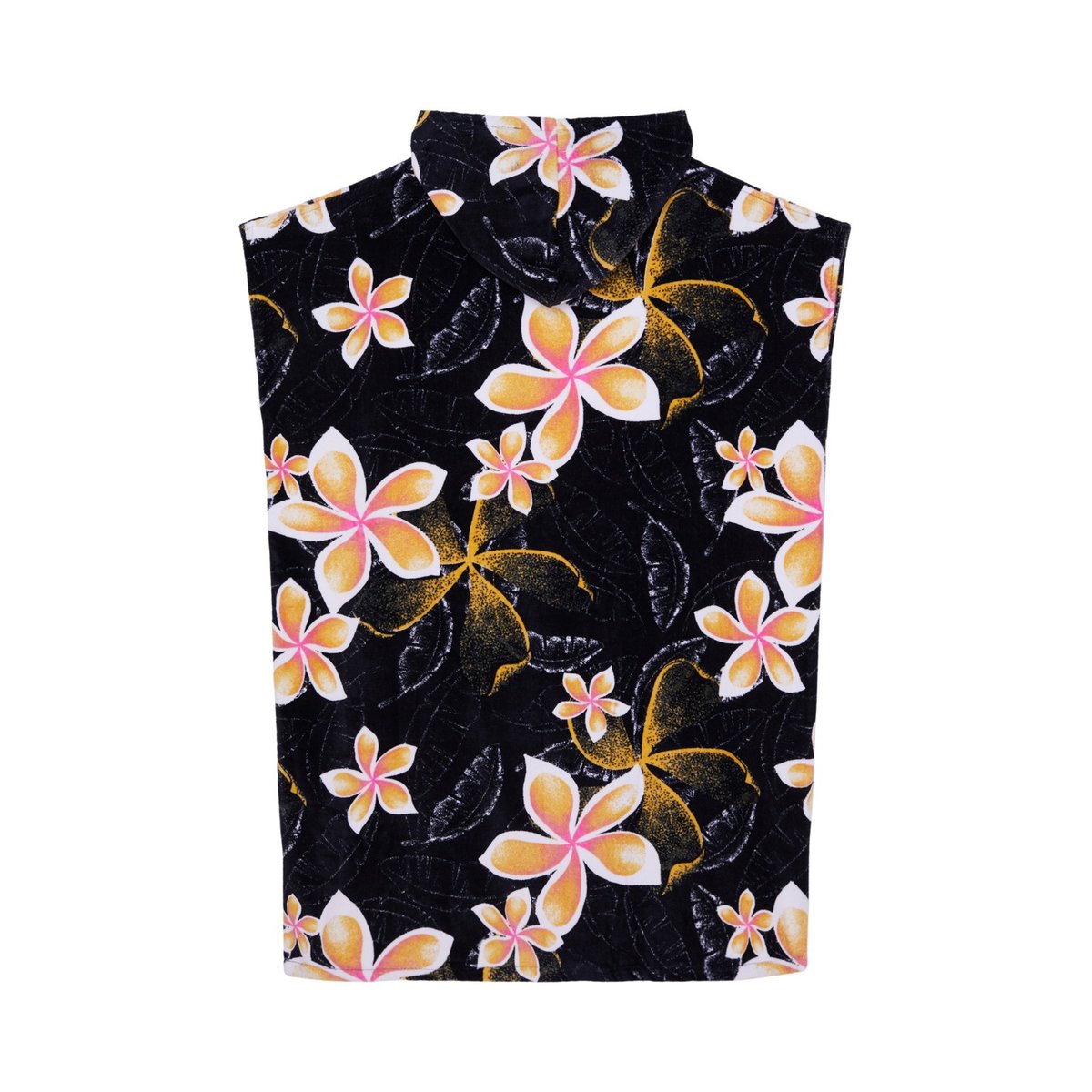 Poncho de surf STAY MAGICAL PRINTED. noir anthracite hibiscus real s, ROXY