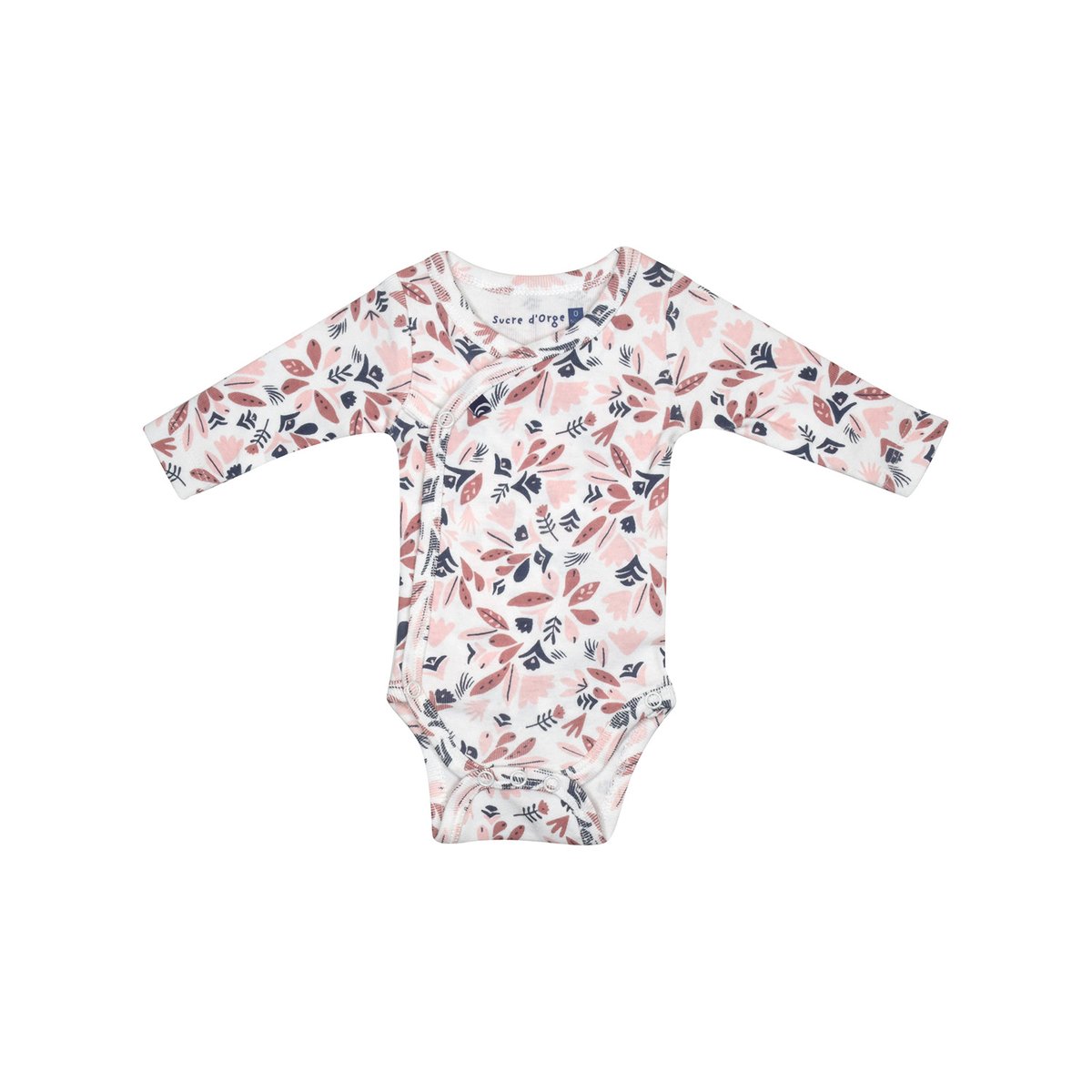 Set naissance gianna maille ouverture devant naissance rose, SUCRE D'ORGE