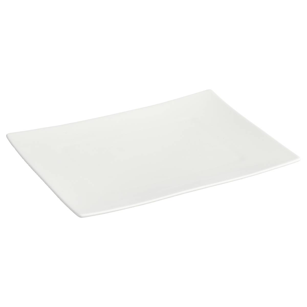 Lot de 6 assiettes à dessert en céramique TOKYO blanc, SECRET DE GOURMET