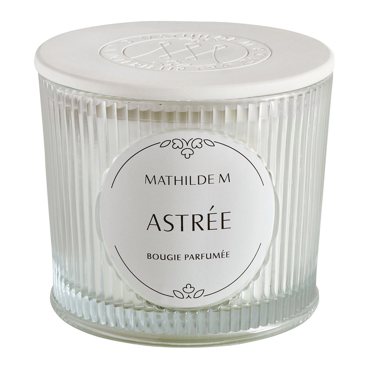 Bougie parfumée 400 g - Astrée blanc, MATHILDE M