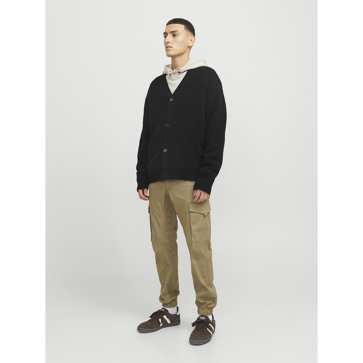 Calças cargo slim Paul Flake bege, JACK & JONES