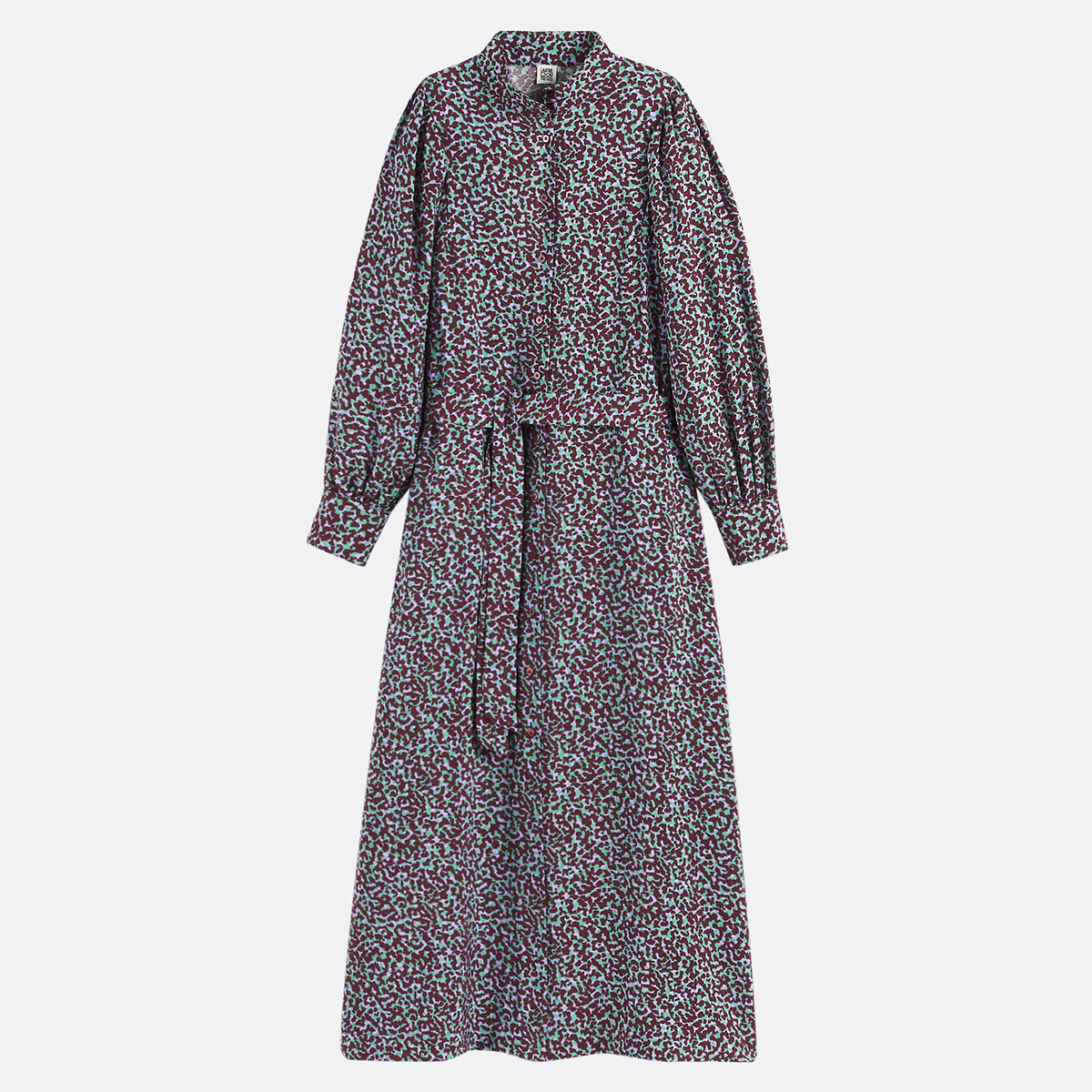 Full Maxi Dress with Long Sleeves multi-coloured, LA REDOUTE COLLECTIONS