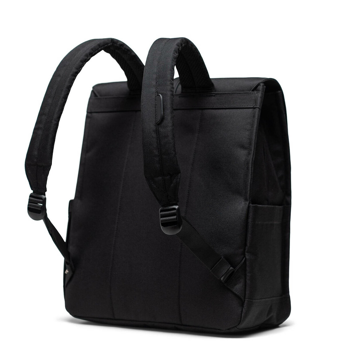 Sac à dos en toile CITY BACKPACK noir uni, HERSCHEL