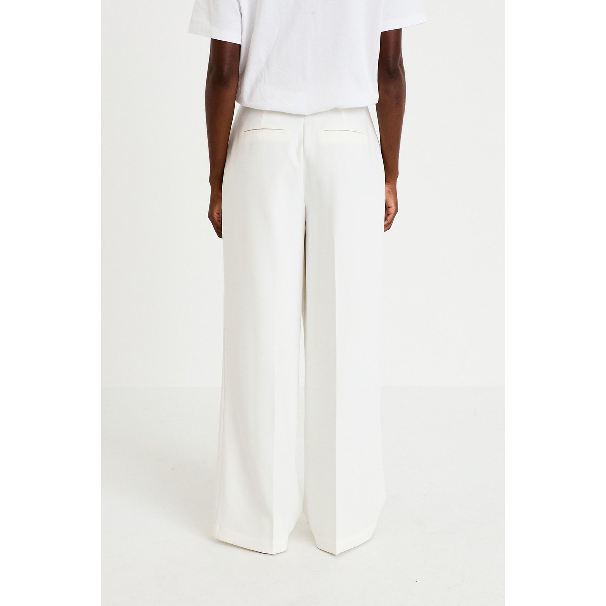 Pantalon bootcut taille standard ecru, CACHE CACHE