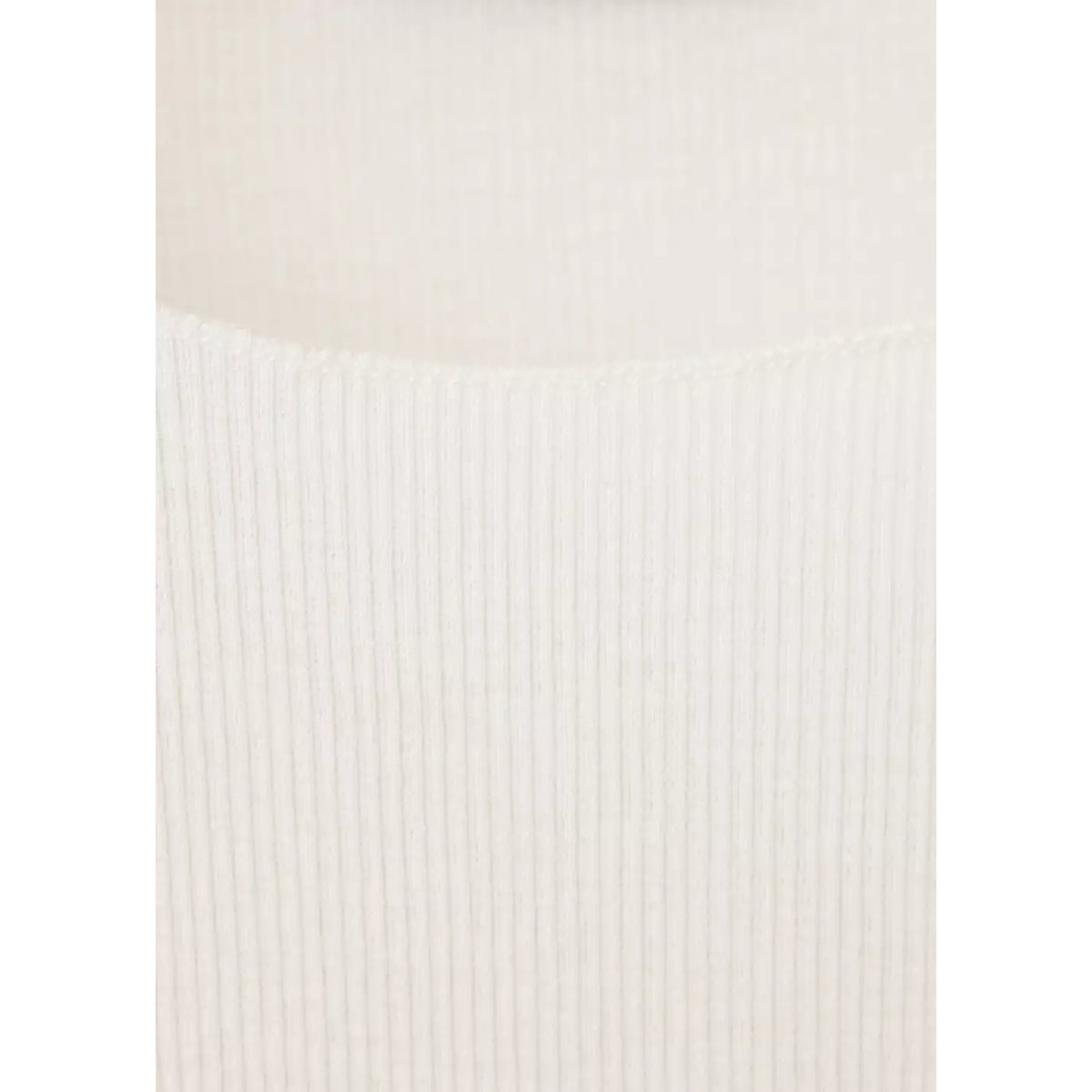 T-shirt en maille côtelée avec boutons décoratifs blanc, MANGO