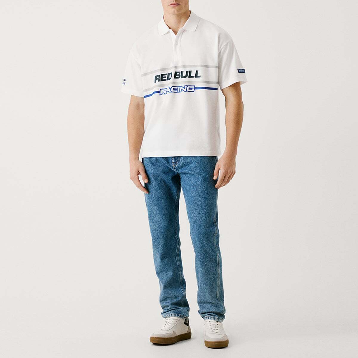 Red Bull Racing Polo Avec Logo En Piqué blanc, PEPE JEANS