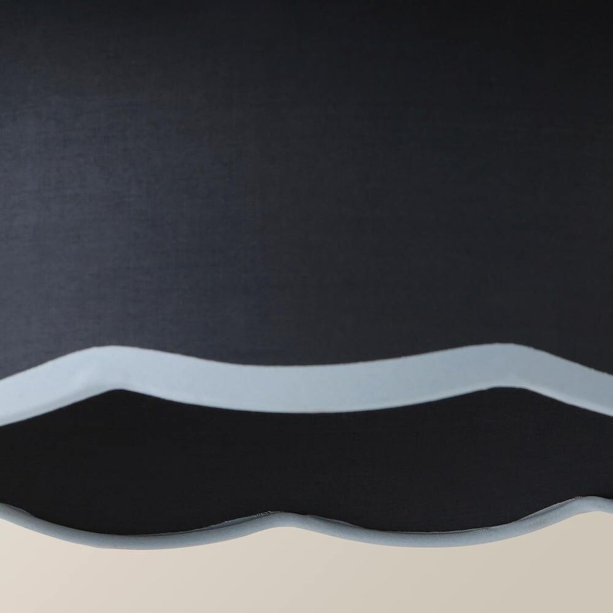 35cm Skylar 2-Tier Scalloped Shade blue, SO'HOME
