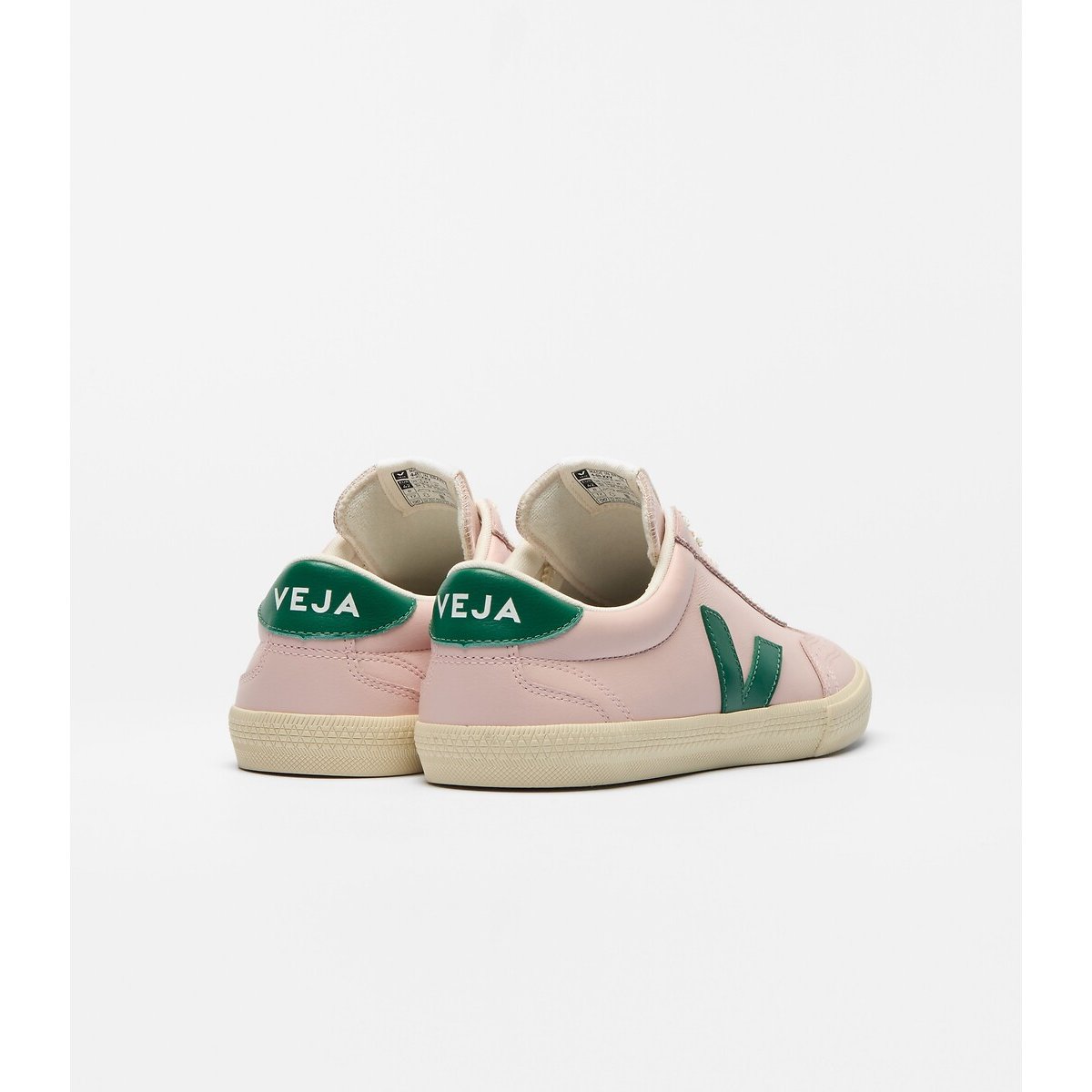 Baskets en cuir VOLLEY rose, VEJA