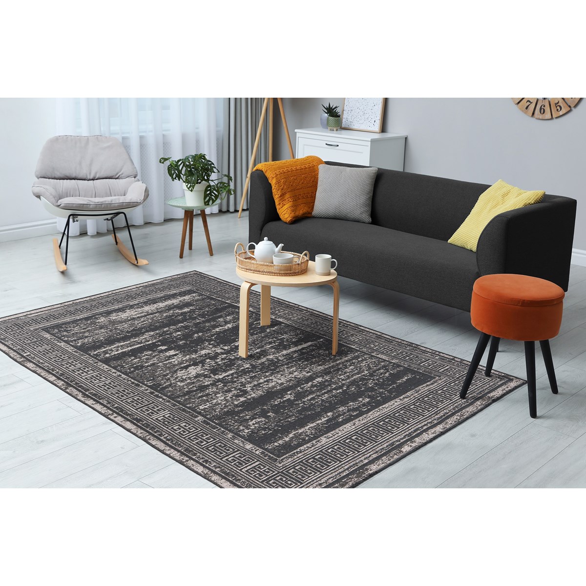Tapis de salon moderne et design IVO multicolore, NOVATREND