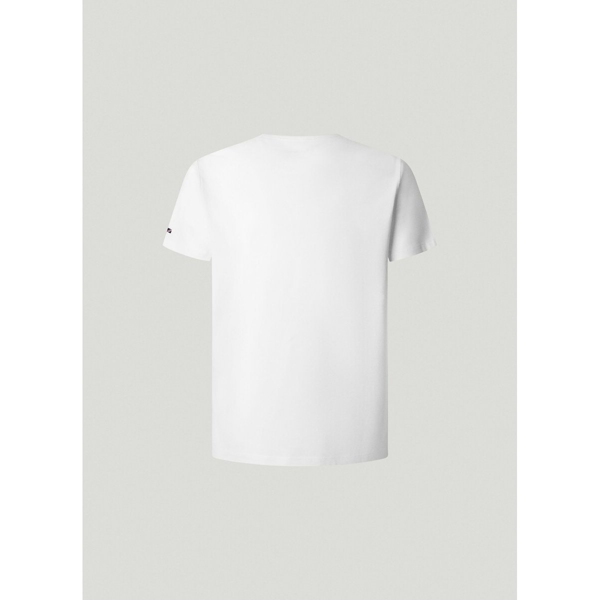 T-shirt col rond stretch Original Basic blanc, PEPE JEANS
