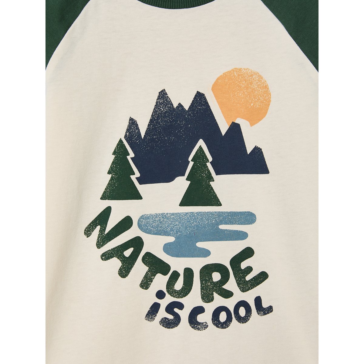 T-shirt manches longues vert, VERTBAUDET