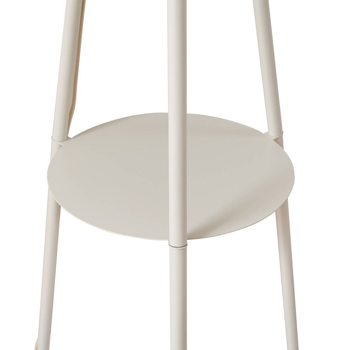 Lampadaire en textile scandinave, Libbie couleur crème, LINDBY