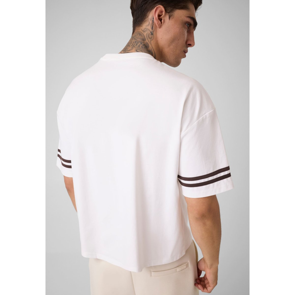 T-Shirt Slim Fit blanc, GUESS