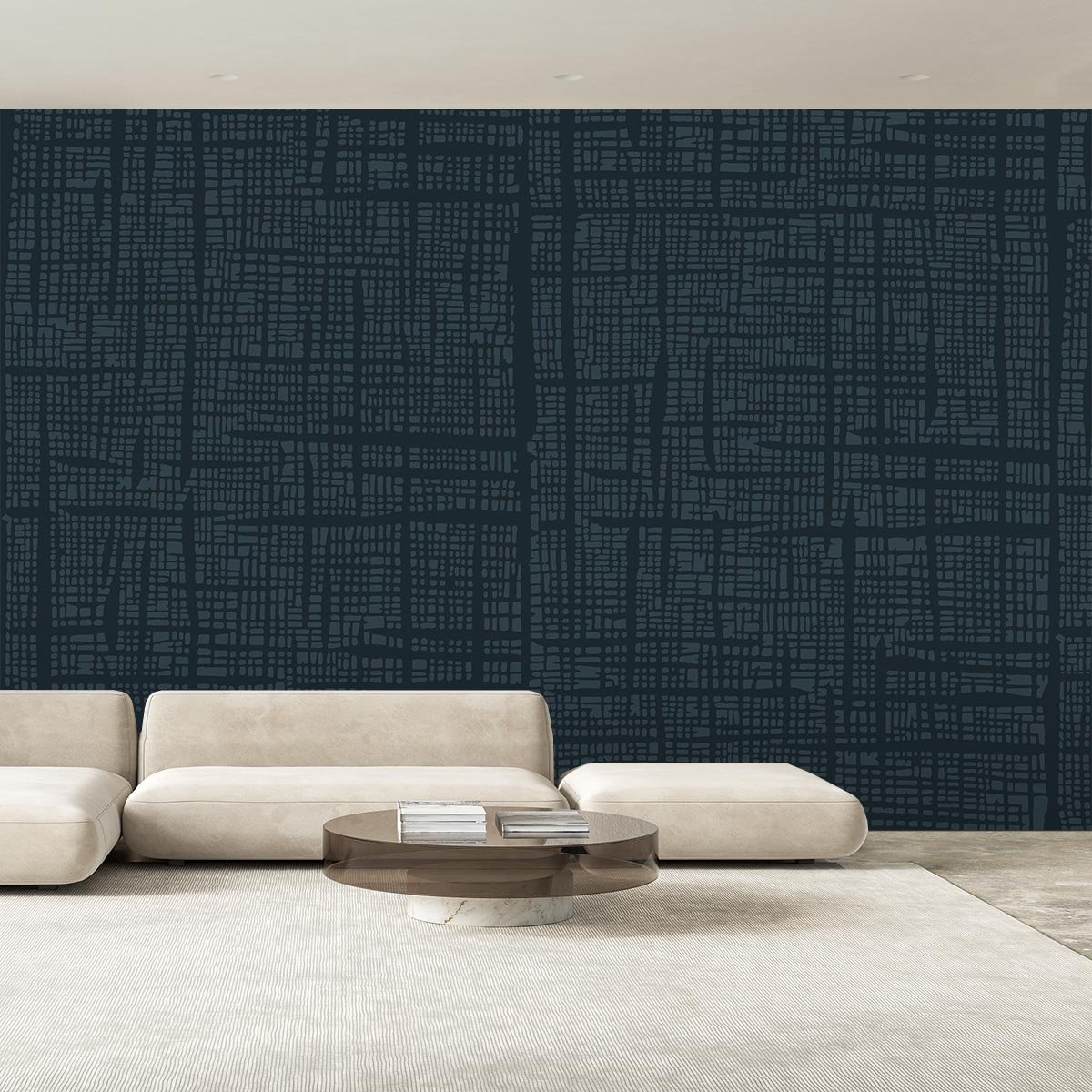 Papier peint blue jeans intissé, HEXOA