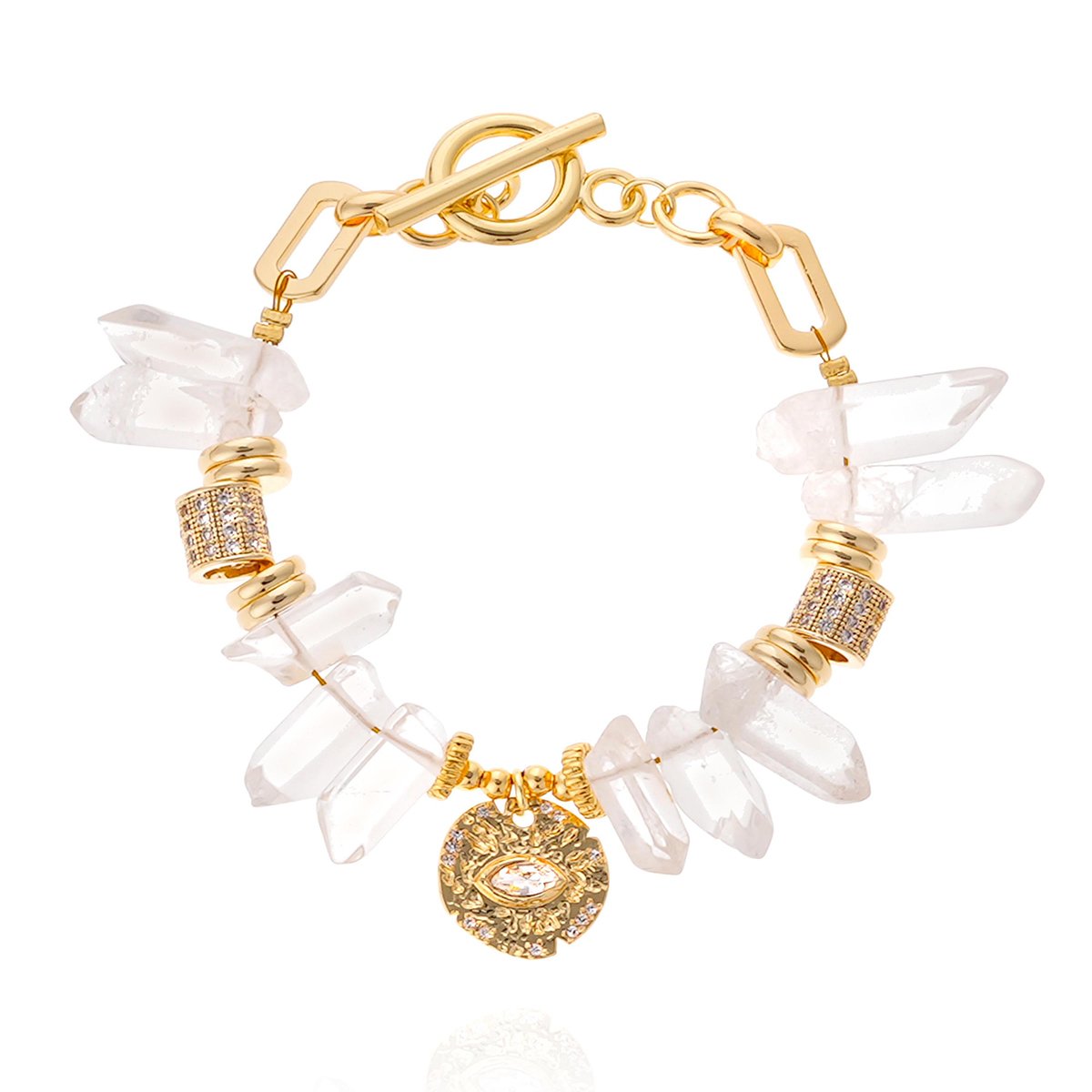 Bracelet chaîne avec pampille HEKTOR doré, HIPANEMA