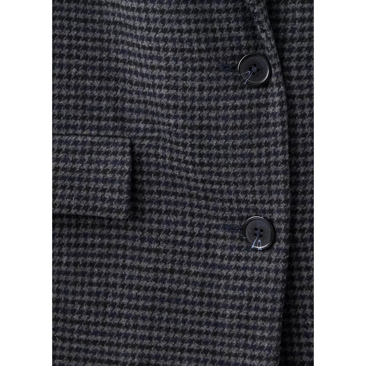 Blazer laine mélangée bleu marine, MANGO TEEN