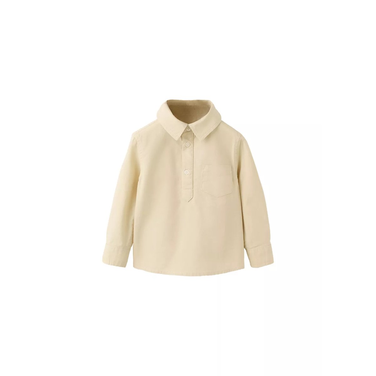 Chemise coton à poche ivoire, MANGO BABY