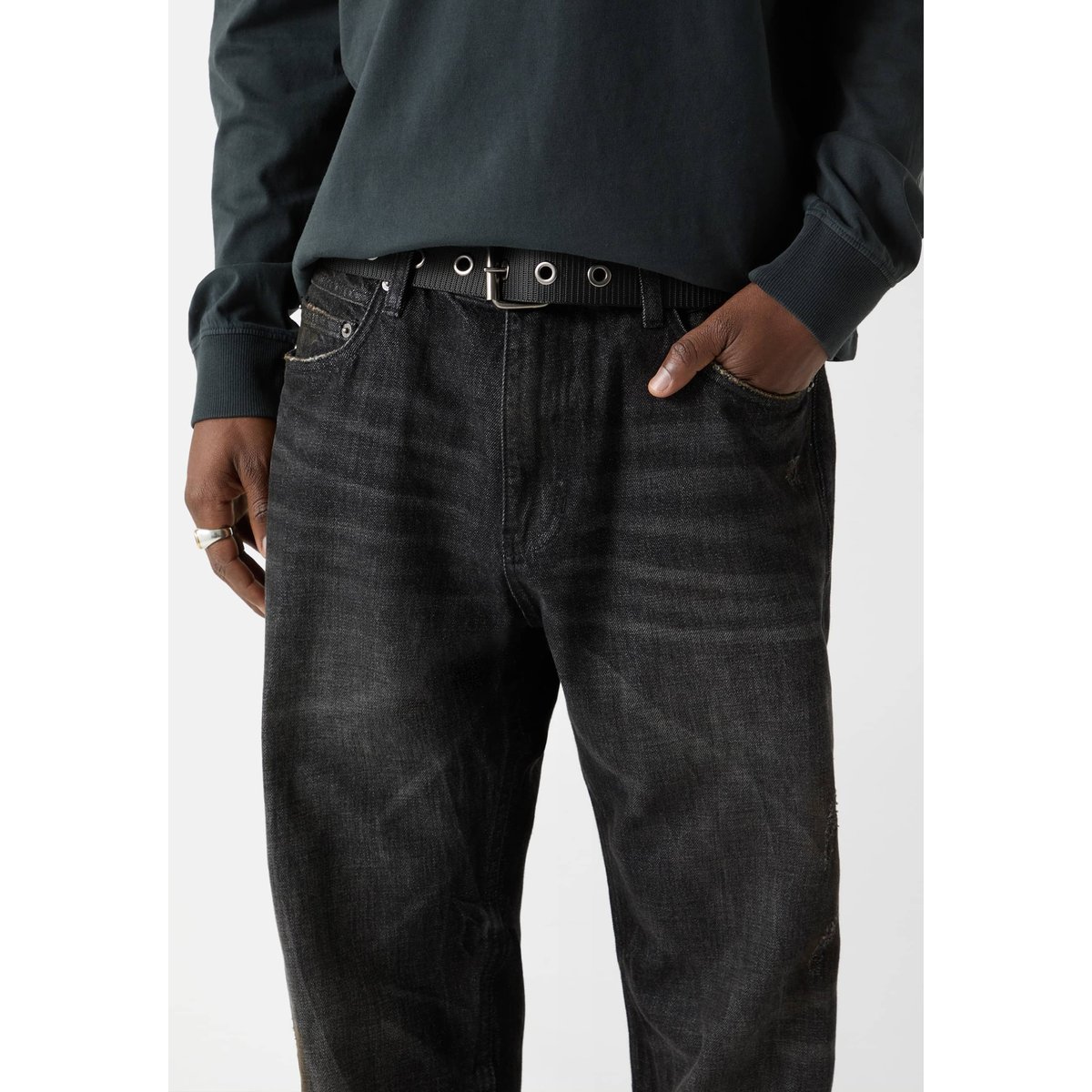 Jean Droit Décontracté gris multi, GUESS JEANS