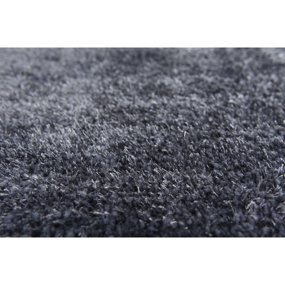 Tapis Shaggy SOFT brillant à poils longs anthracite, TOM TAILOR