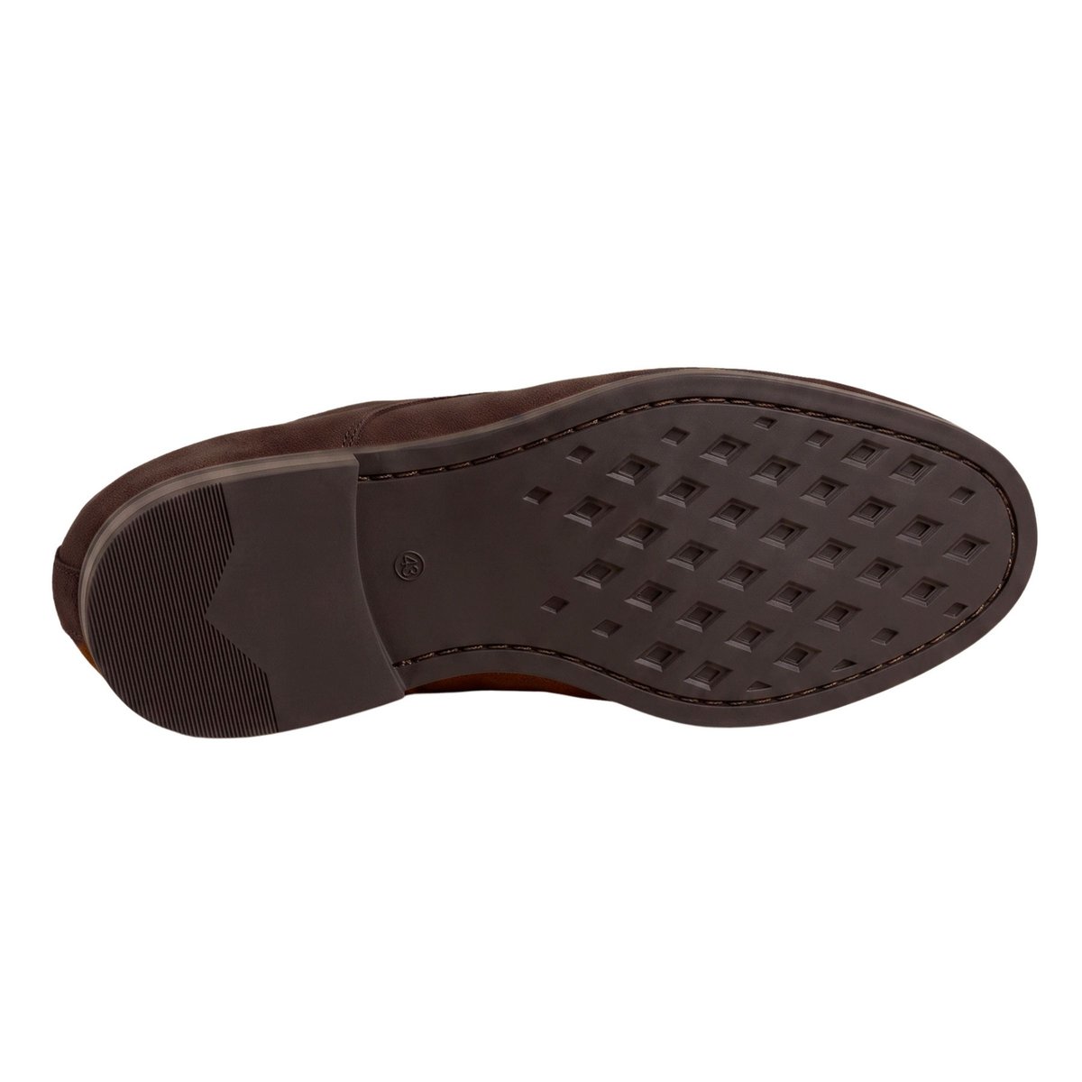 Derby gomme Pablo cuir daim marron, JULES & JENN