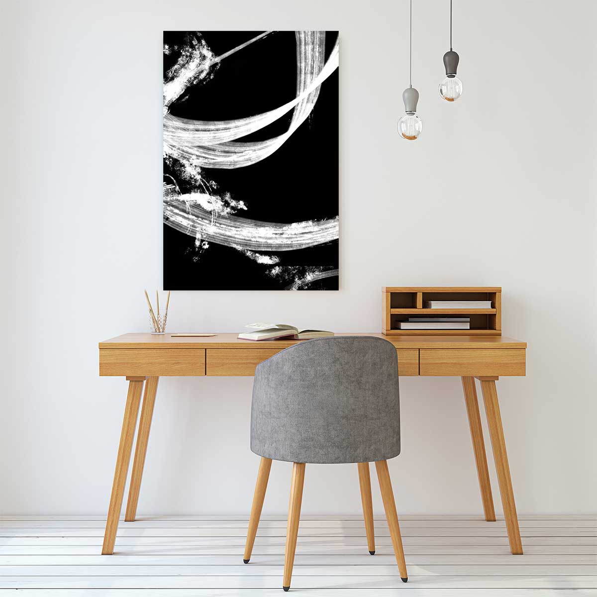 Tableau abstrait Phototype tableau alu dibond, HEXOA