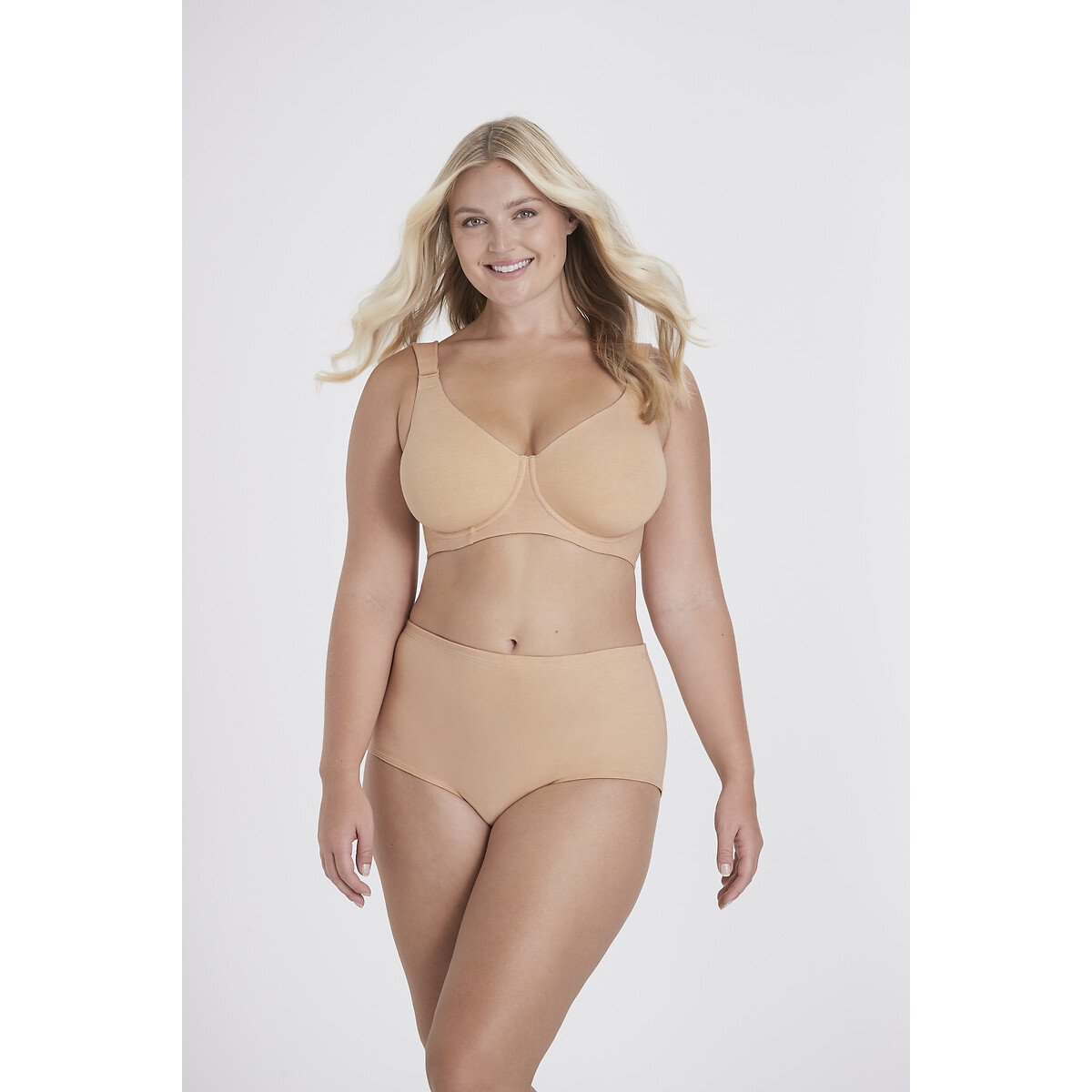 Sujetador de algodón moldeado COTTON beige              , MISS MARY OF SWEDEN
