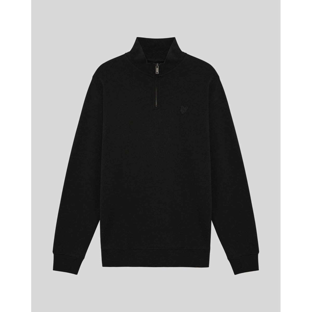 Sweat-shirt camionneur en coton noir jais, LYLE & SCOTT