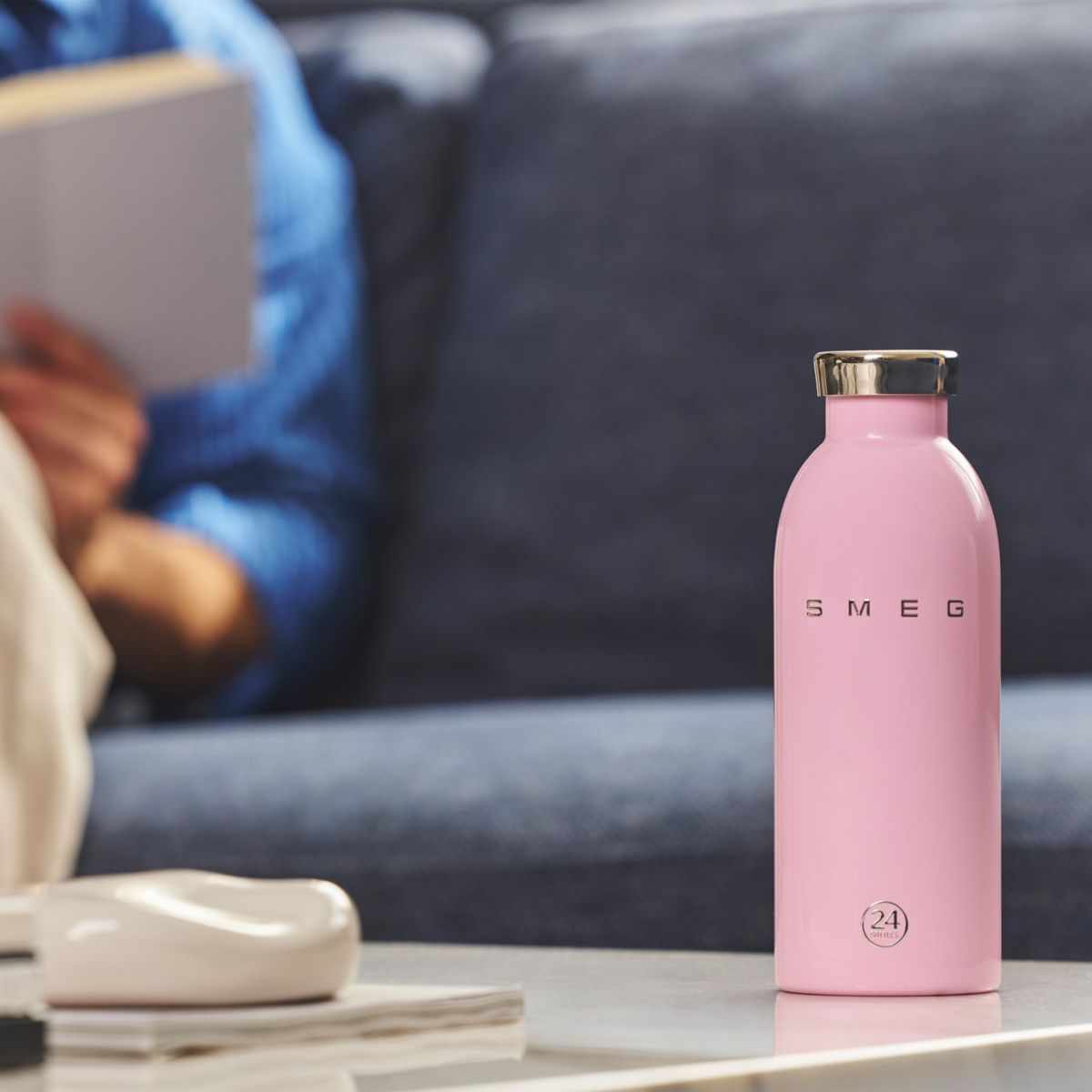 Bouteille isotherme 50 cl WBF01 rose brillant, SMEG