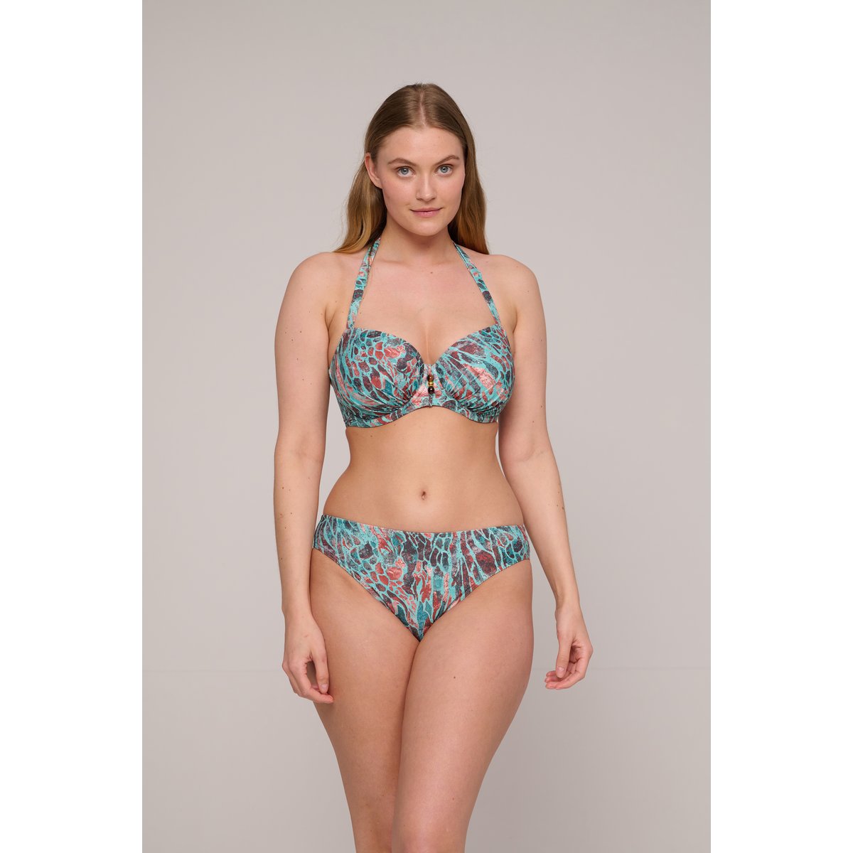 Bikini Slip brésilien RIYAD vert - turquoise seas, PRIMADONNA