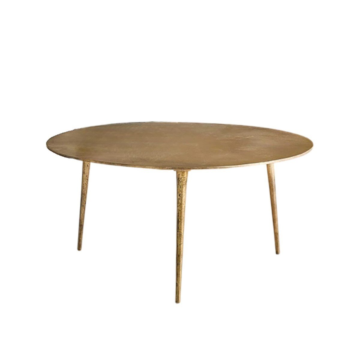 Grande table basse gigogne - MOON doré, SIGNATURE