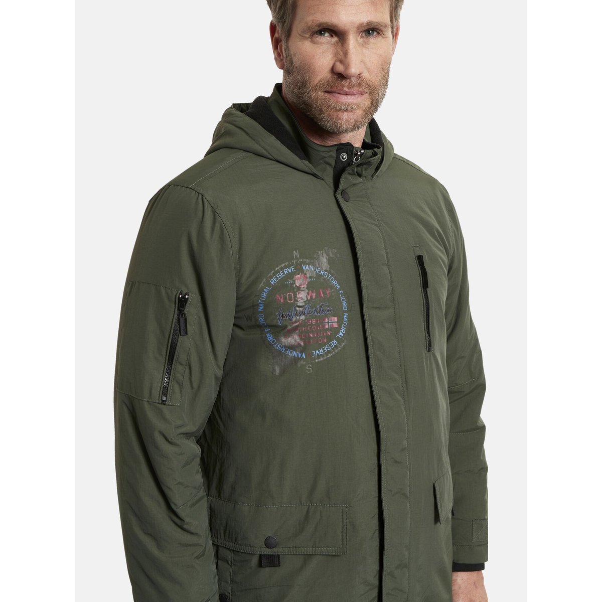 Parka RANDWING vert foncé, JAN VANDERSTORM