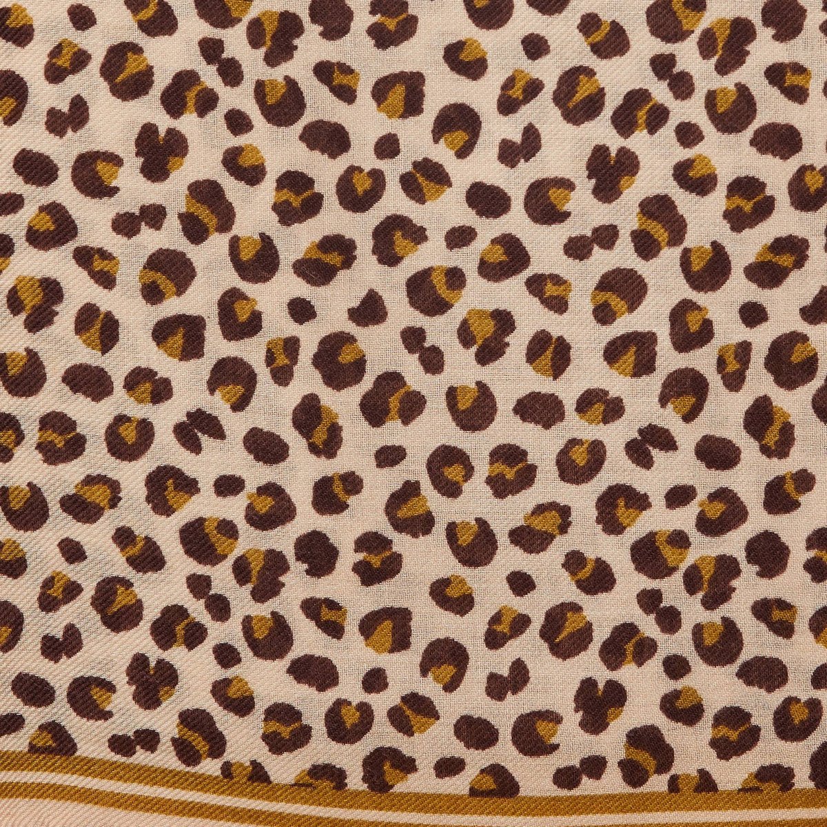 Echarpe imprimée animalier, matière recyclée macadamia, MONOPRIX
