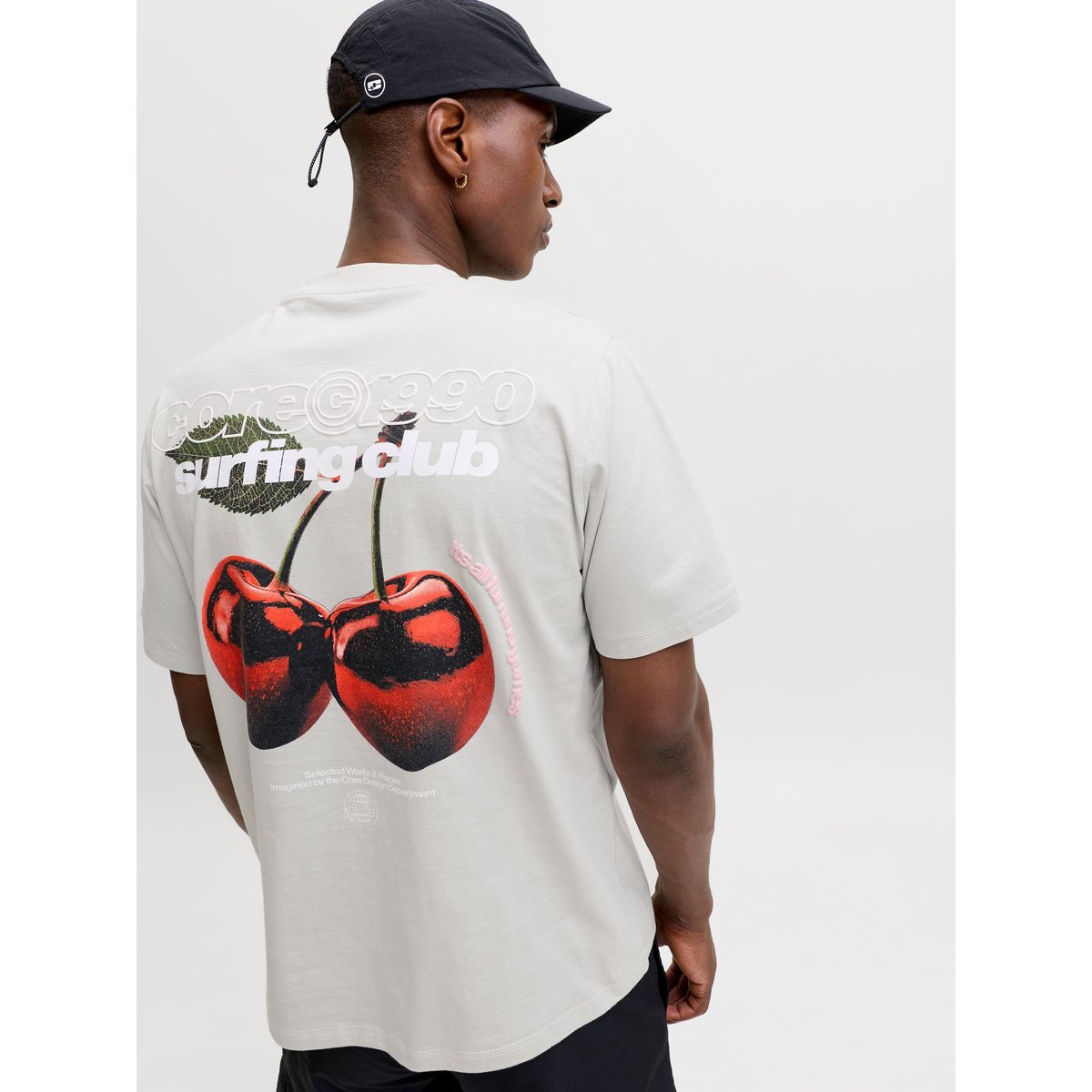 T-Shirt grise - vapor blue, JACK & JONES