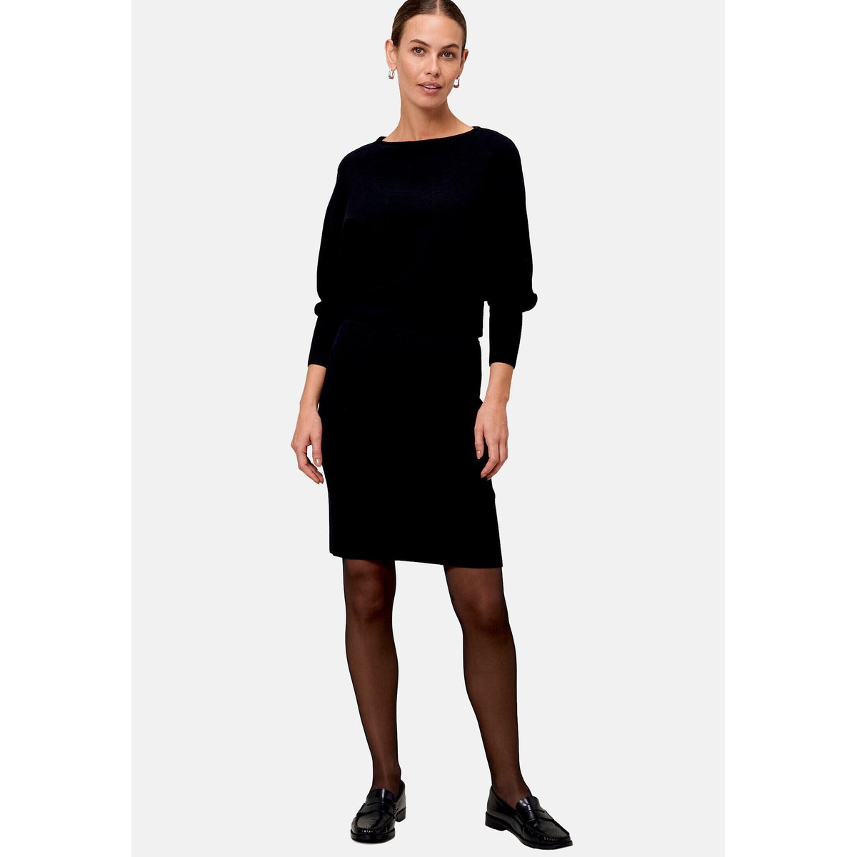 Robe pull encolure bateau black beauty, ZERO