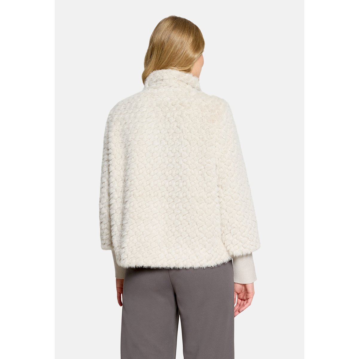 Veste outdoor en peluche pastel sand, BETTY BARCLAY