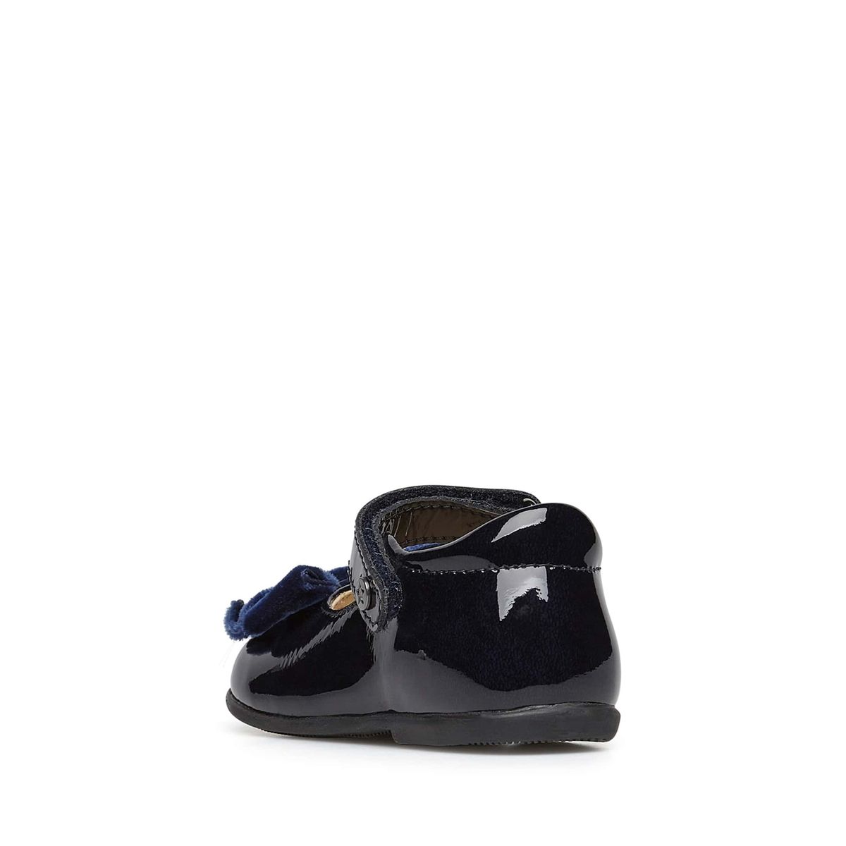 Ballerines en vernis ARABESQUE marine, NATURINO