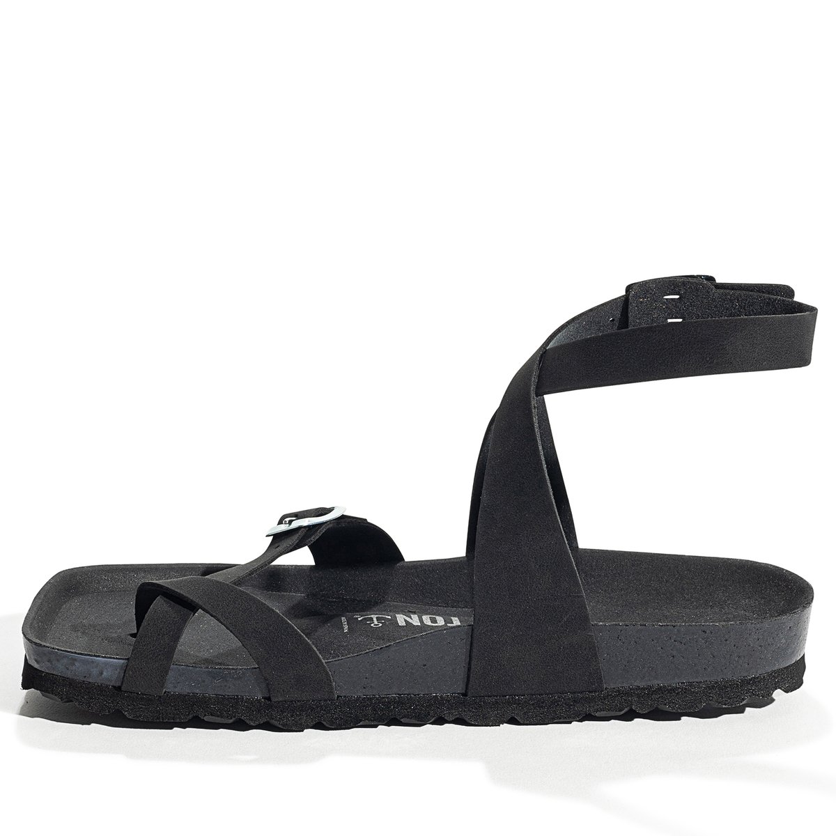 Sandales Vegan SWAN noir, BAYTON