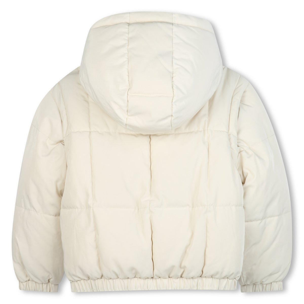 Chemise en duvet réversible avec capuche light gold, BOSS KIDSWEAR