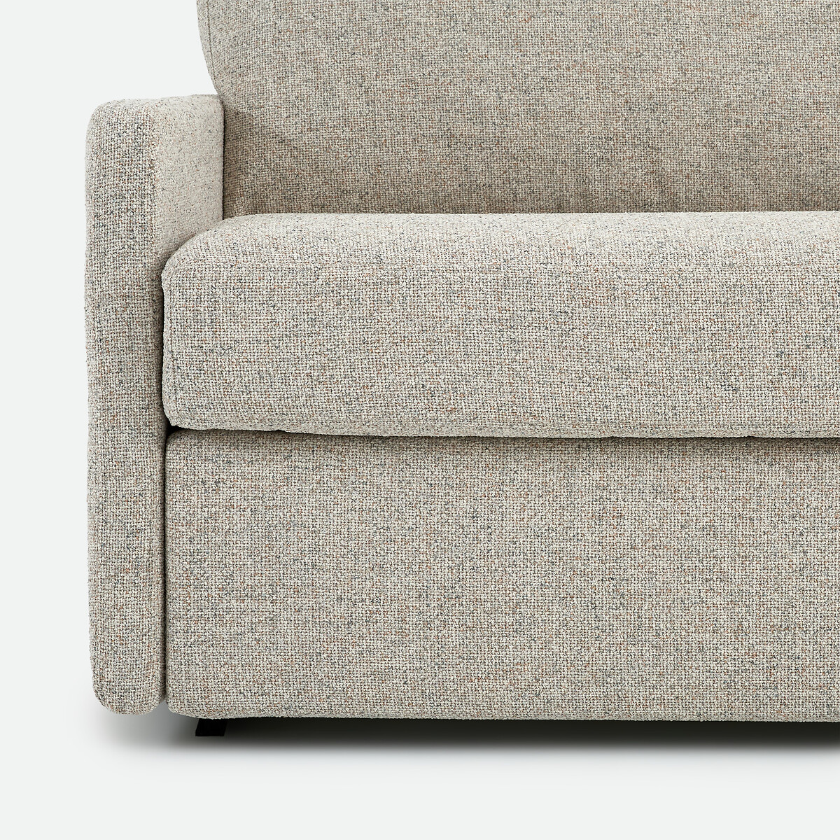 Canapé convertible, 2, 3 ou 4 places, Standard, tissu texturé moucheté, MARTA ecru/bleu, LA REDOUTE INTERIEURS