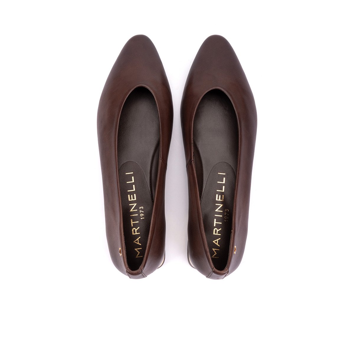 Ballerines cuir Vescia olmo, MARTINELLI