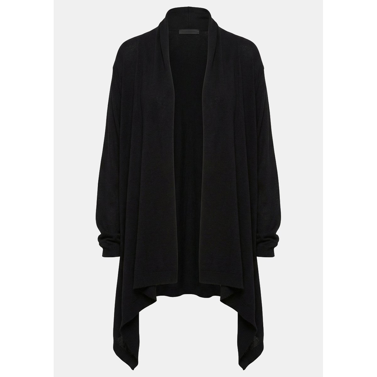 Cardigan oversize col châle noir, HUMILITY