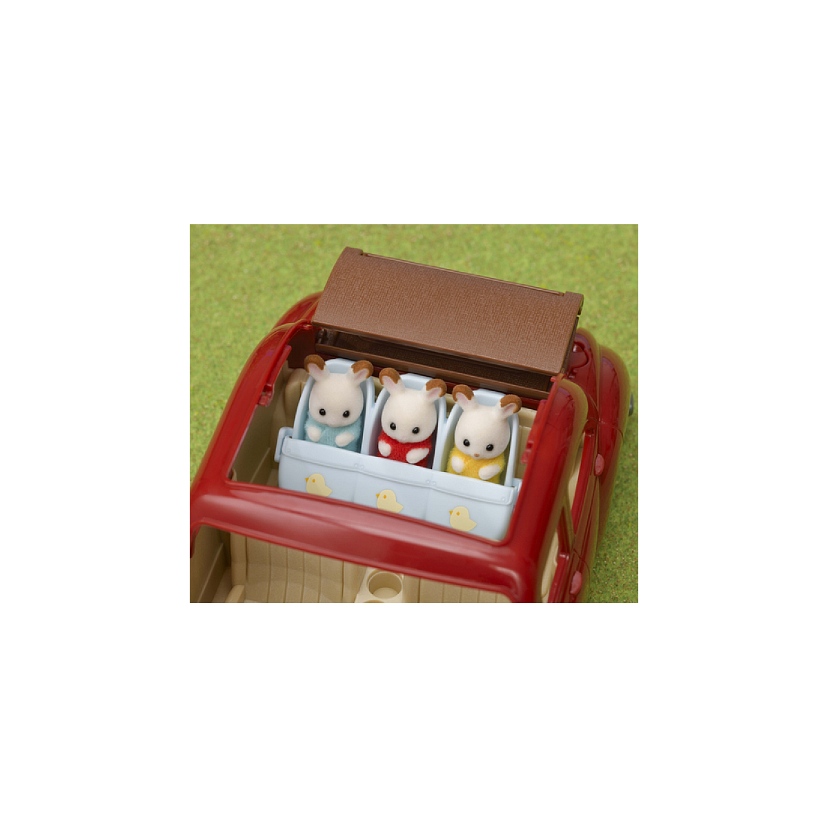 Families La poussette triple couleur unique, SYLVANIAN FAMILIES