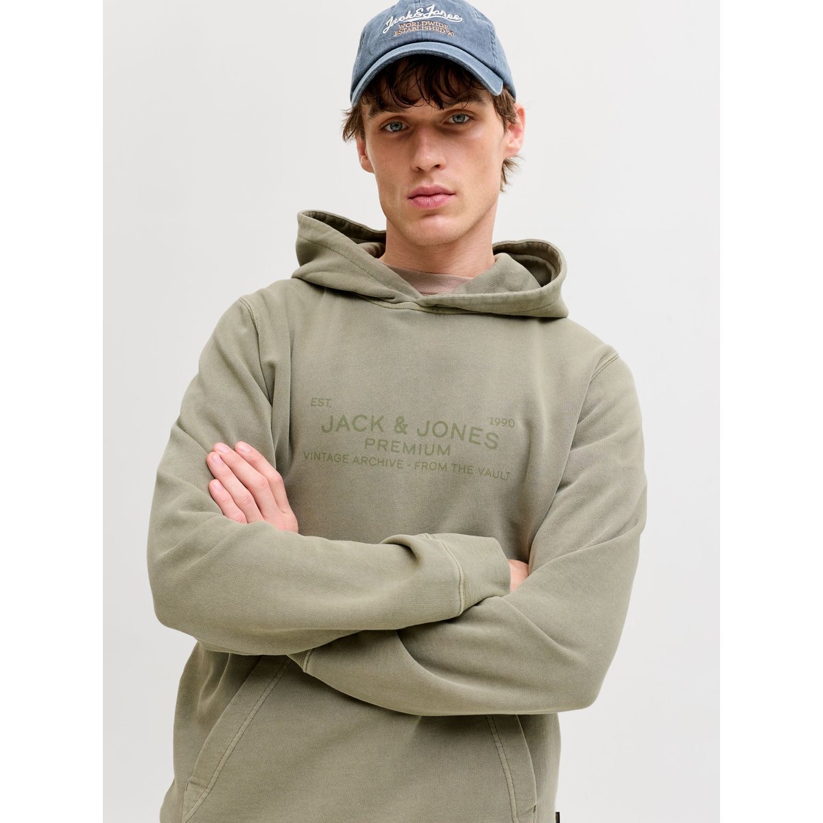 Sweat À Capuche winter moss 1, JACK & JONES