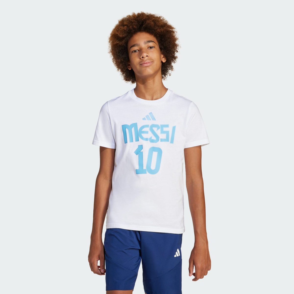 T-shirt graphique Nom et numéro de Messi Enfants white, adidas Performance