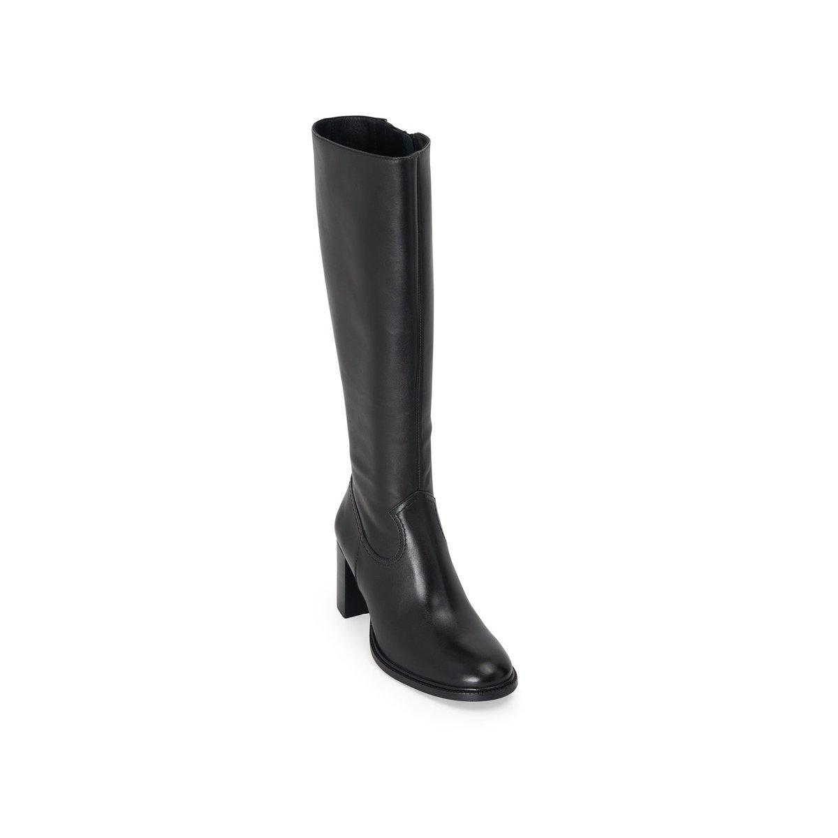 Botte À Talon en cuir ERKA noir, MELLOW YELLOW