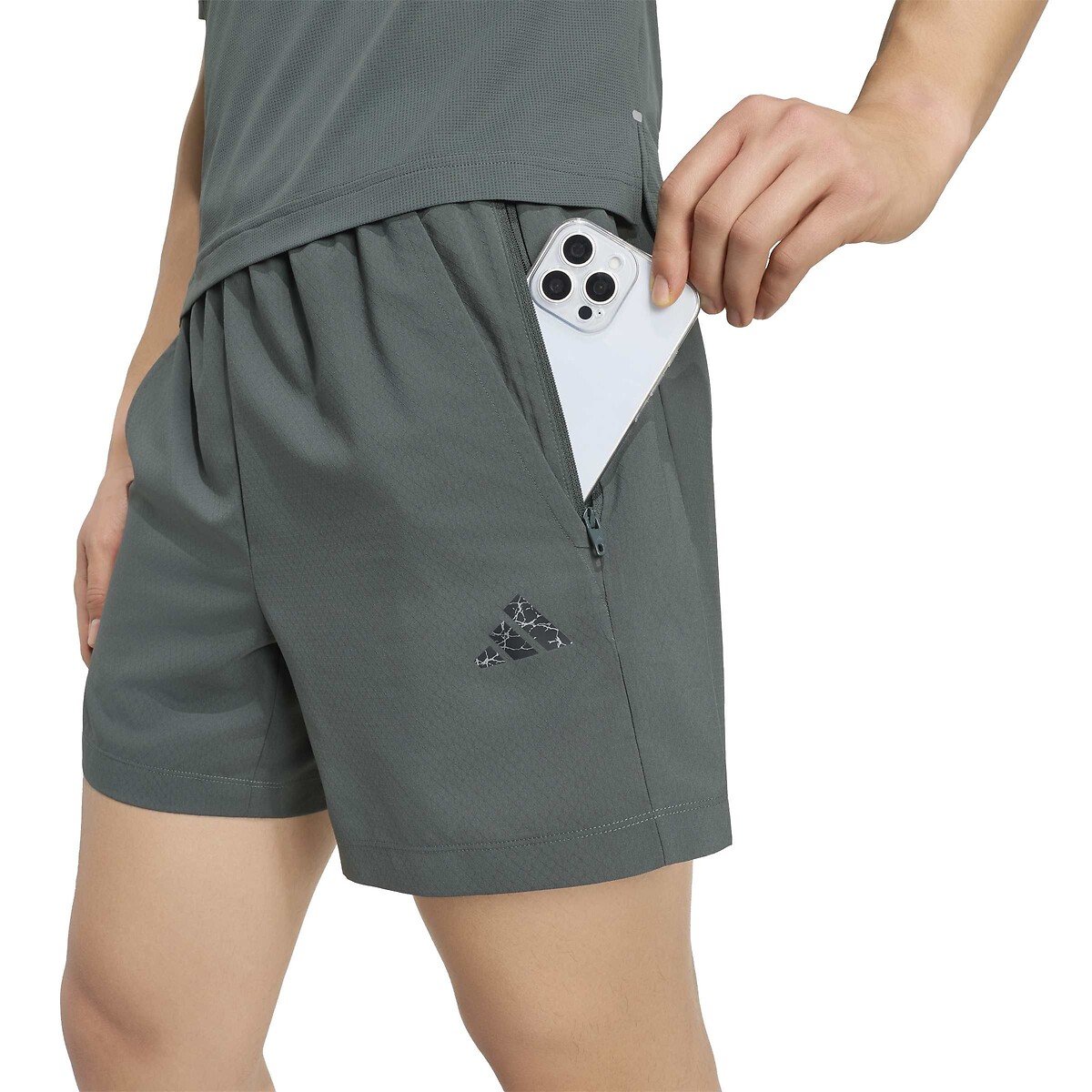 Short de training, WORKOUT ESSENTIALS gris foncé, adidas Performance