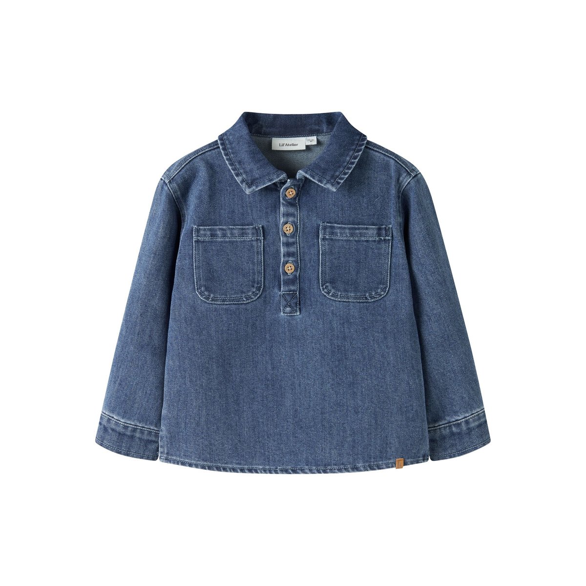 Surchemise bleu - dark blue denim1, NAME IT