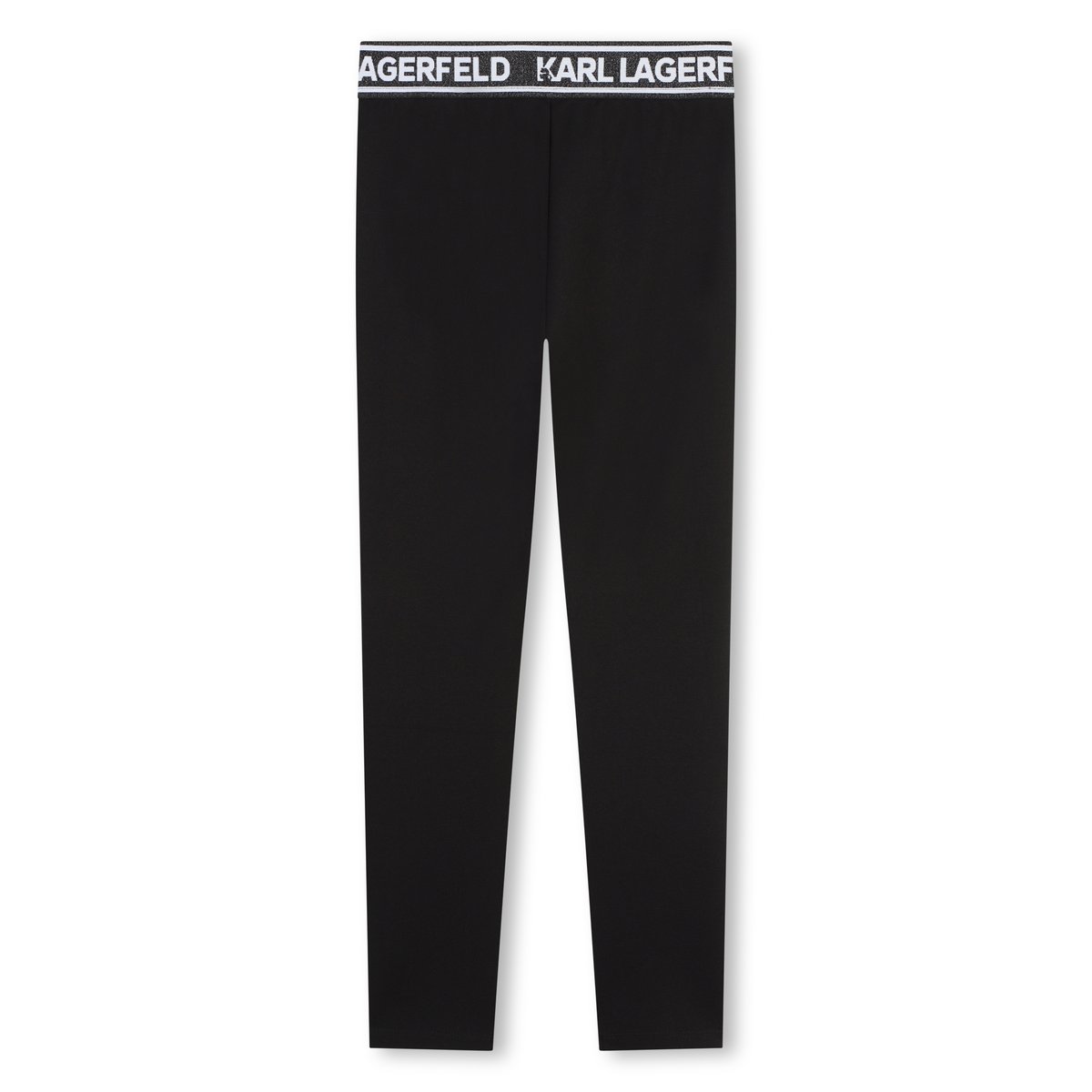 Legging avec taille métallisée black, KARL LAGERFELD KIDS