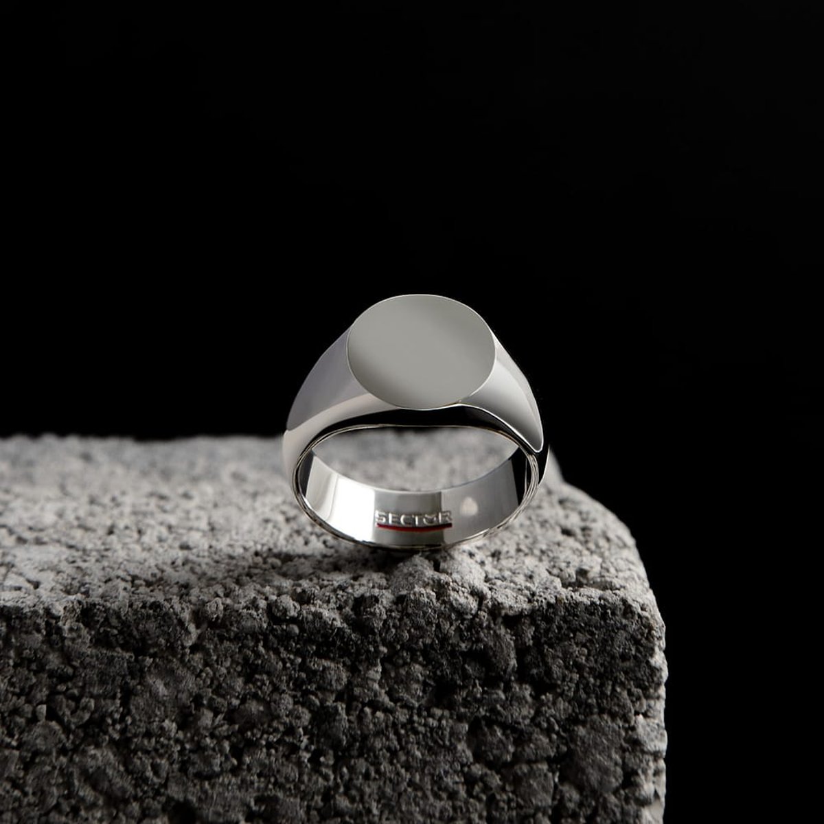 BAGUE SECTOR BASIC - SZS165019 acier inoxydable, SECTOR