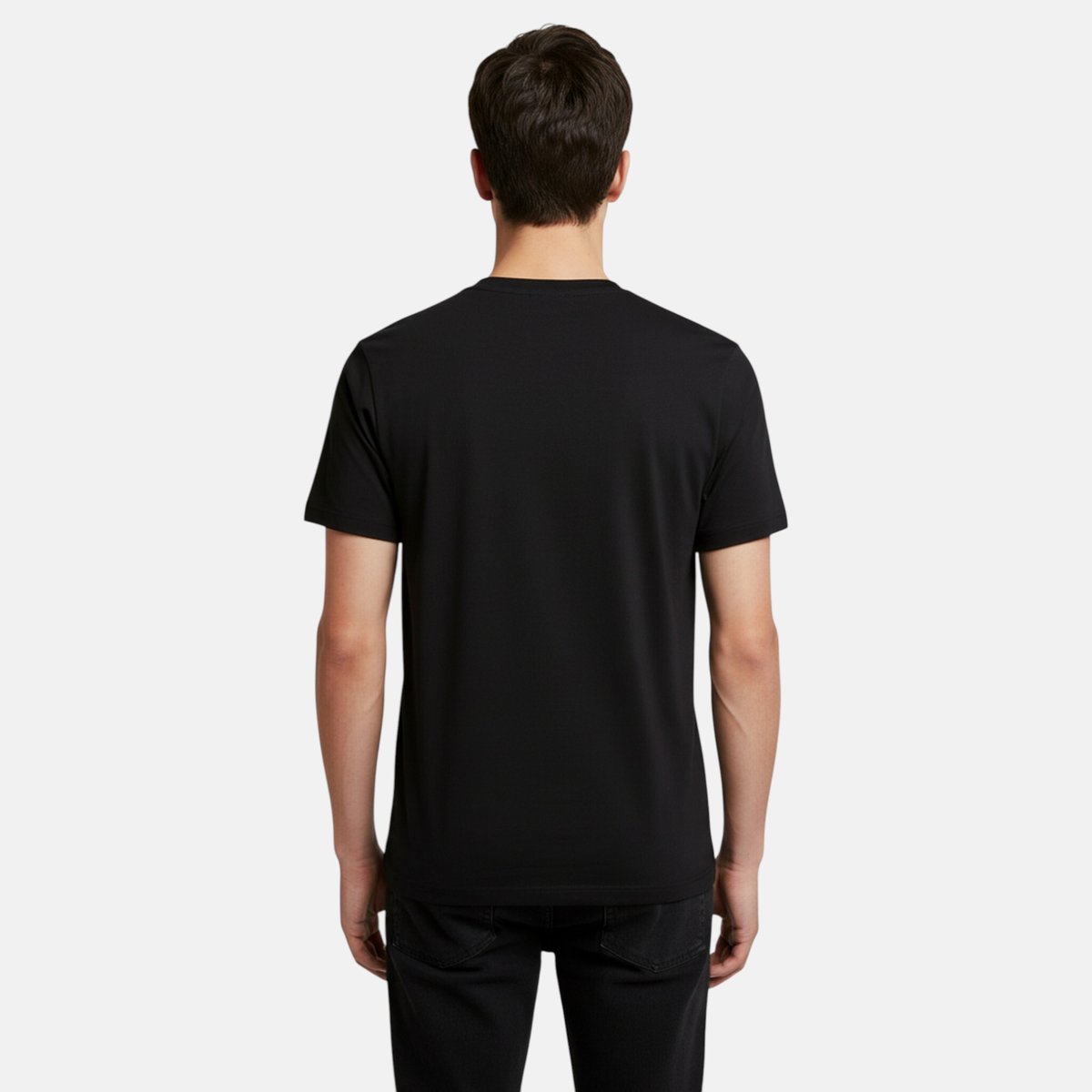 T-shirt manches courtes, col rond ÉCHO noir, ELLESSE